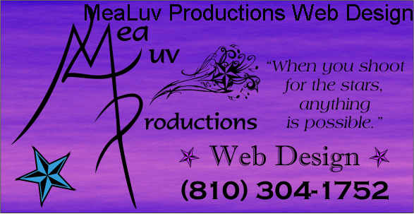 MeaLuv Productions Web Design